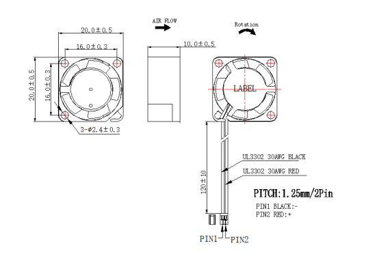 2010直流风扇结构图